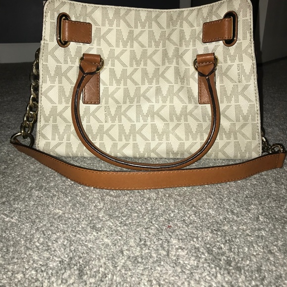 Michael Kors Leather Hamilton East West Satchel - Picture 2 of 8